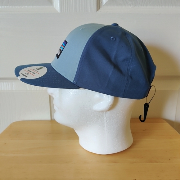 Patagonia P-6 Logo Roger That Hat Big Sky Blue - Picture 7 of 9